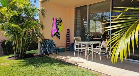 The lanai offers a great outdoor space