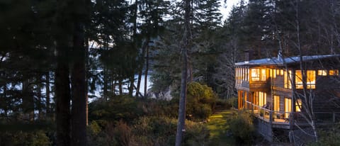 Beautiful 1.3 acre beachfront property, looking west