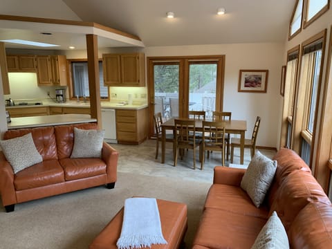 Living room looking towards the kitchen/dining