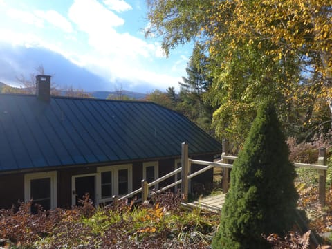 View of Catskill Mountains from lawn.  