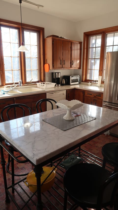 Kitchen and island table
