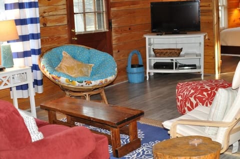 colorful cozy den 
