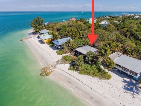 Private point on the Gulf. The most secluded beach on the island.