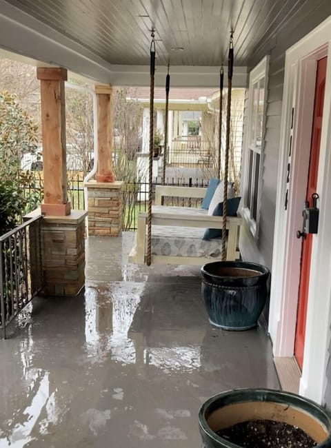Newly renovated front Porch Area 