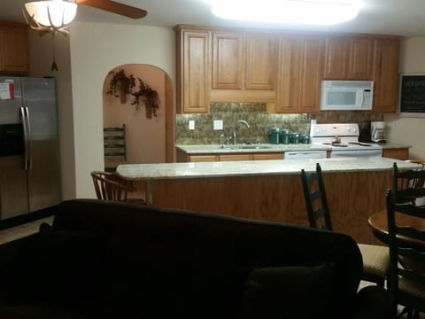 Large kitchen.