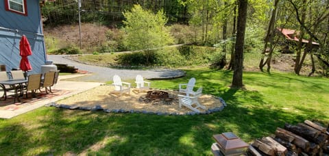 Yard and fire pit - patio