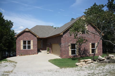 Custom brick lakefront home on Beaver Lake 