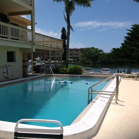 Pool View - Our balcony is top left.