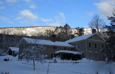 Sun and snow after the storm.