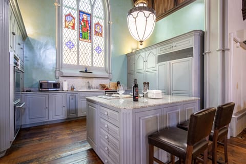 Stained glass in the kitchen