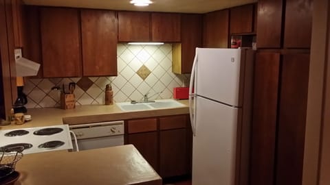 Fully stocked kitchen