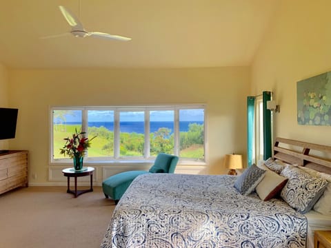 Restful, vibrant views from master bedroom.