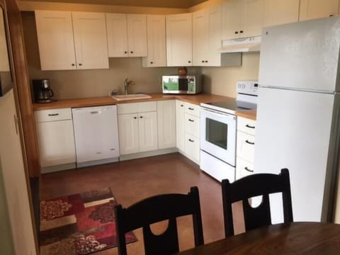 Kitchen area and entry