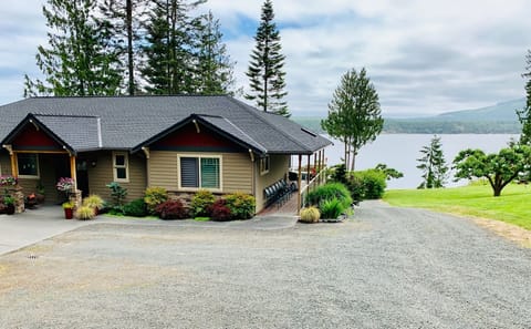 This is the place. Driveway on right to lower level VRBO apt