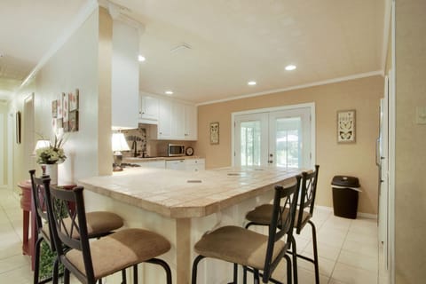 Kitchen Bar leading to Porch
