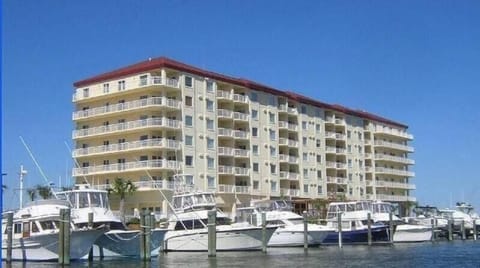 Boat view of the Marina view of the condo 