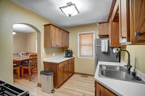Kitchen with Dual Coffee Maker