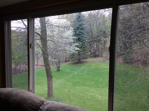 View from the main floor living area.