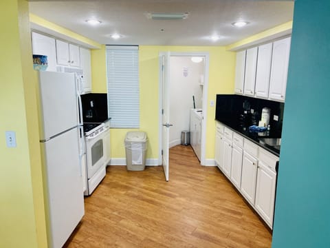 Good size kitchen and laundry room