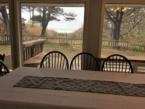 View as you enter - dining with seating for eight
