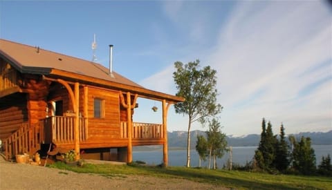 Panoramic  views of Kachemak Bay, Homer Spit mountains