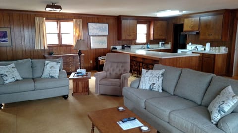 Great room & kitchen area.