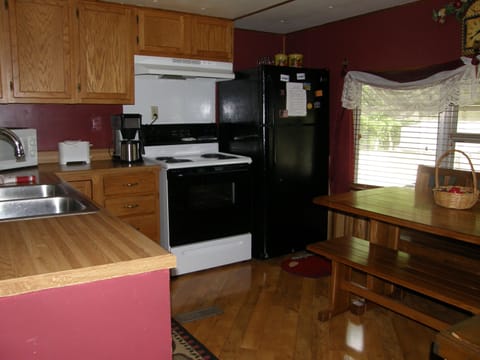 cozy kitchen with every thing you need.