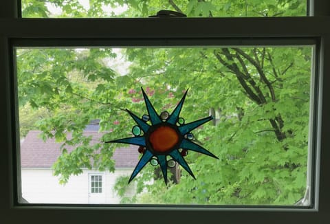 Leafy views from all windows