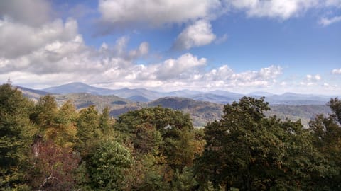 Spectacular view from Master bedroom, den, and deck.