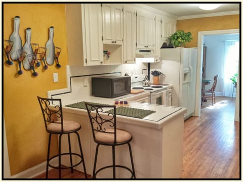 Kids can enjoy a game of Tic Tac Toe while dinner is being prepared.