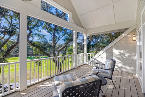 Delightful golf views- take in the gorgeous breeze on one of the many decks!