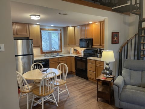 Prepare almost any meal with a fully equipped kitchen