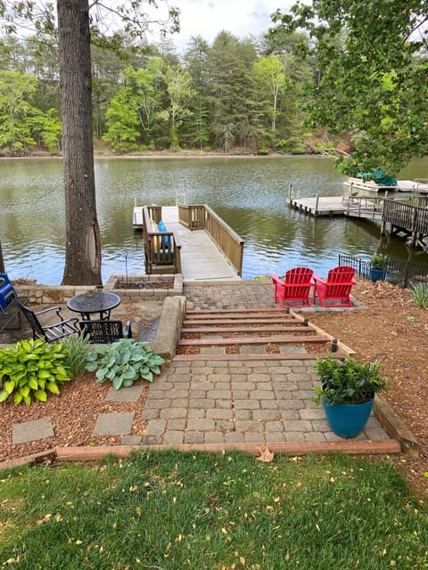 Sunshine on the dock all morning then shade sets in late afternoon.