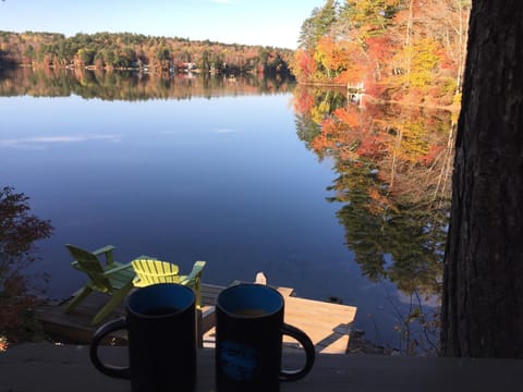 The fall foliage is fantastic from our deck.