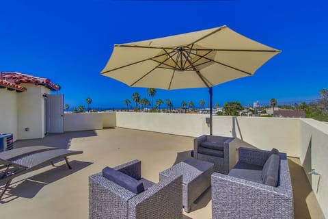 Roof top deck ocean view