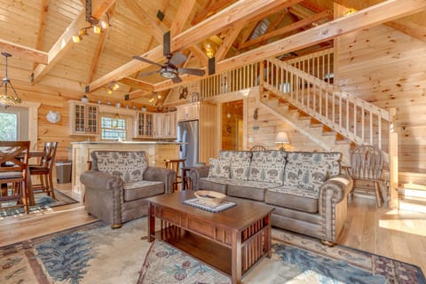 Living Room, Open and Inviting Floor Plan - First Floor