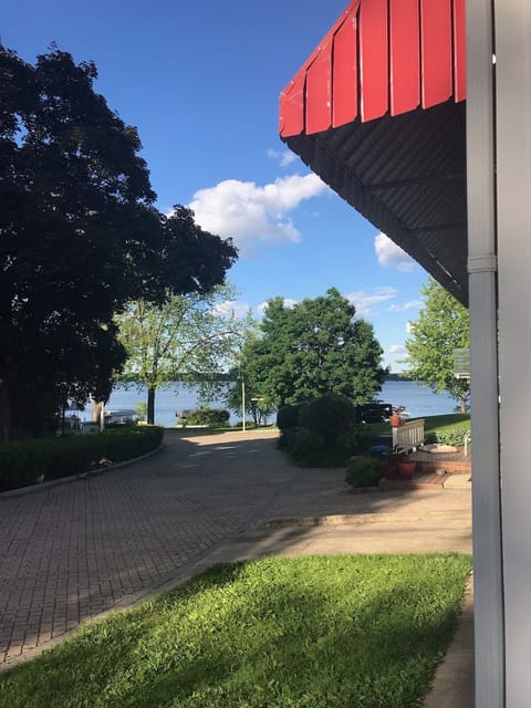 lake view from the front door