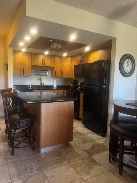 Light and bright fully equipped kitchen