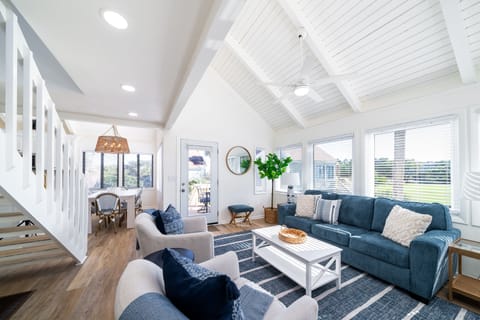 Beautiful open floor plan and walls of windows make this the perfect rental villa