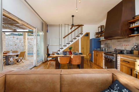 ground floor with stairs for the first floor