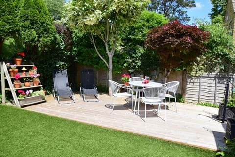 Outside: Plenty of space for alfresco dining