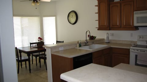 Kitchen, showing eating area
