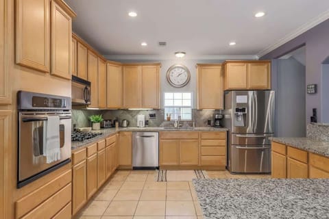 The renovated kitchen is a chef's dream!