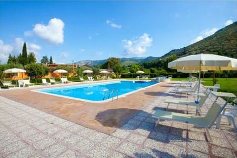 the pool, 5 minutes drive from the apartment