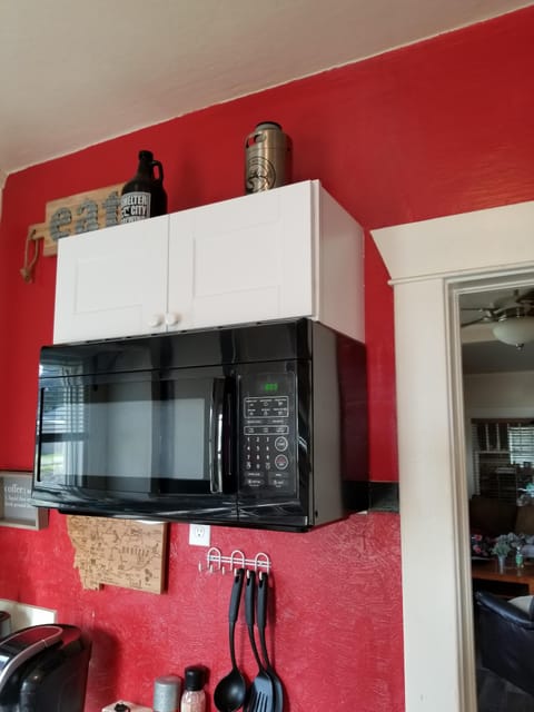 New microwave over the stove 