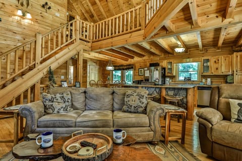 Open concept floor plan