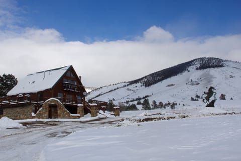 The cabin is beautiful for summer and winter fun!