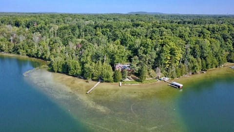 Our Point surrounded by conservation.  Old Sugarloaf ski area in the distance.