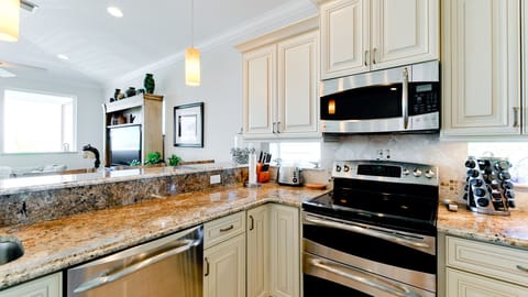 Updated oven, microwave and dishwasher