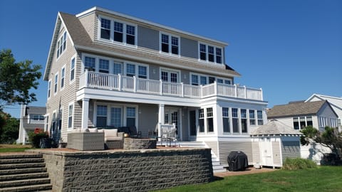 Back of home facing the ocean